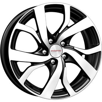 Диски КиК КиК Палермо 6,5x16 5x110 65,1 39 алмаз черный