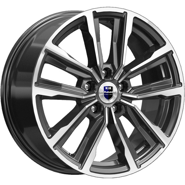 Диски КиК КиК ЛАЦИО 7,5xR17 5x114,3 60,1 35 алмаз_черный