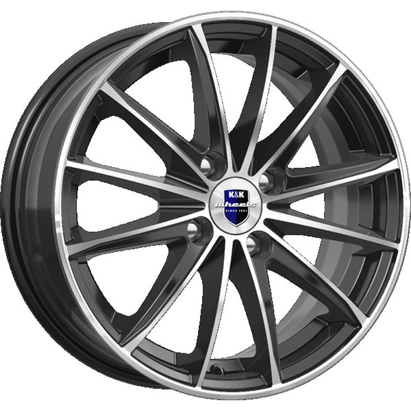 Диски КиК КиК ПОЙНТ_БЛАНК 6,0xR15 4x100 67,1 35 алмаз_черный
