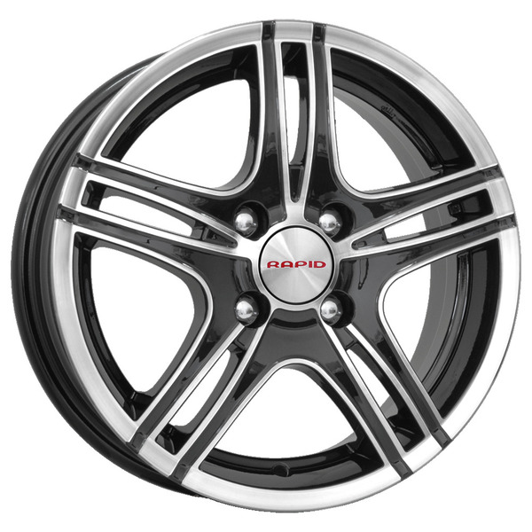 Диски КиК КиК Омаха 6,5x15 4x108 67,1 38 алмаз черный