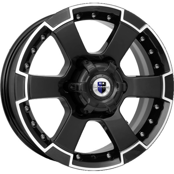 Диски КиК КиК M56 7,0x16 6x139.7 92,5 38 алмаз черный