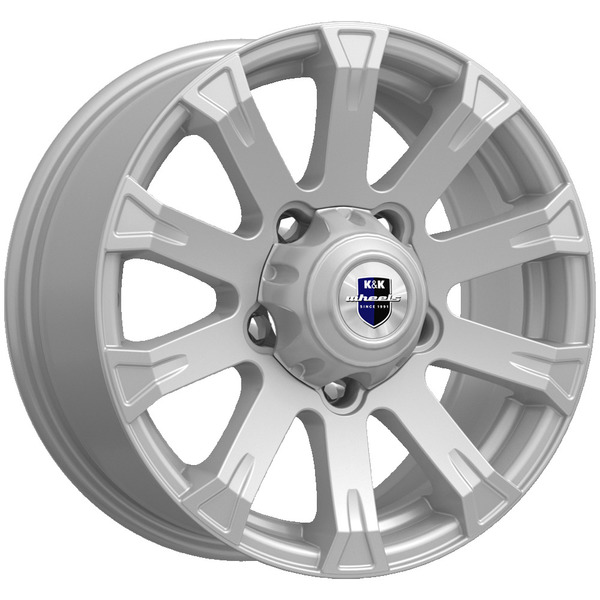 Диски КиК КиК БАЙКАЛ 7,0xR16 5x139,7 95,3 35 сильвер