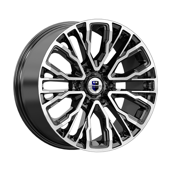 Диски КиК КиК КОРТЕС 8,5xR19 6x139,7 77,9 24 алмаз_черный