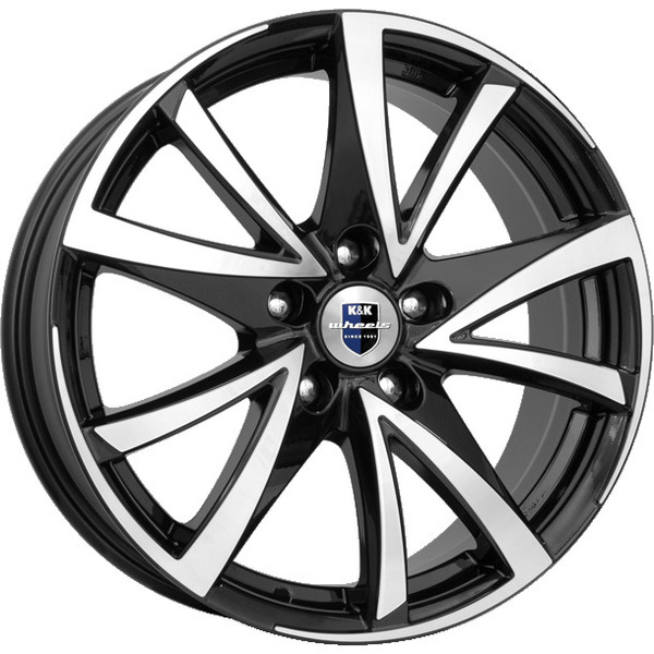 Диски КиК КиК Игуана 7,0xR17 5x100 67,1 38 алмаз_черный