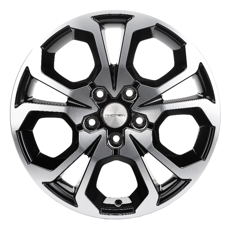 Диски KHOMEN KHW1711_(Toyota_C-HR) 6,5xR17 5x114,3 60,1 45 BLACK-FP