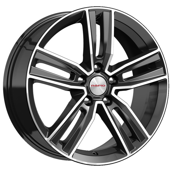 Диски КиК КиК ТАНАИС 7,0x18 5x108 67,1 49 алмаз черный