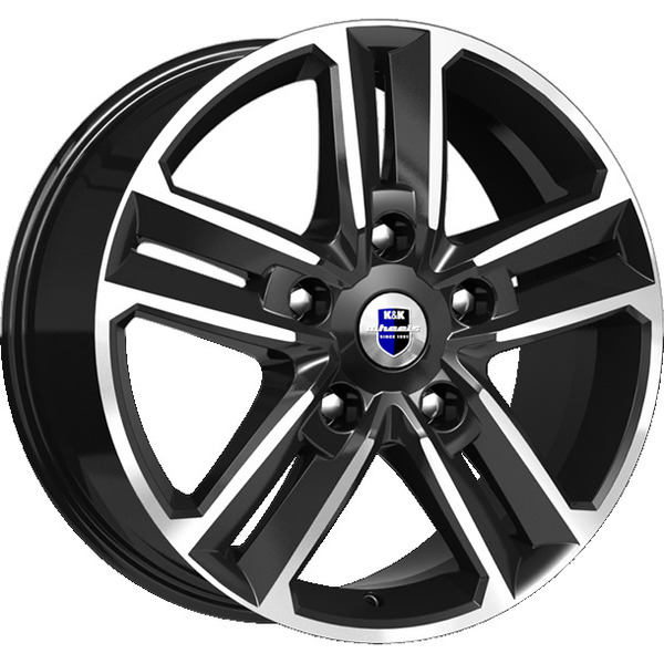 Диски КиК КиК BACKFIRE 8,0xR18 5x114,3 67,1 45 алмаз_черный