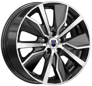 Диски КиК КиК ГАМБИТ 6,5xR16 5x105 56,6 38 алмаз_черный
