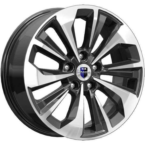 Диски КиК КиК АВИОР 7,0xR17 5x114,3 60,1 35 алмаз_черный
