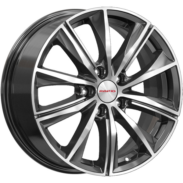 Диски КиК Рапид КиК_Рапид АРНАР 7,0xR17 5x114,3 60,1 39 алмаз_черный