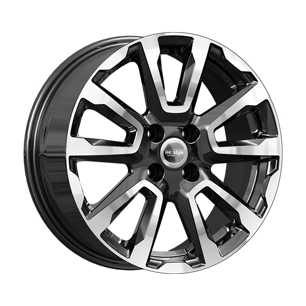 Диски КиК Реплика КиК_Реплика КС1026_(ZV_16_LOGAN) 6,5xR16 4x100 60,1 45 алмаз_черный