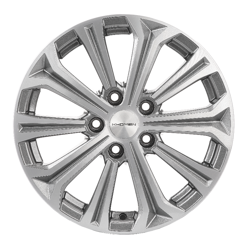Диски KHOMEN KHW1610_(Toyota_Corolla) 6,5xR16 5x114,3 60,1 45 GRAY-FP