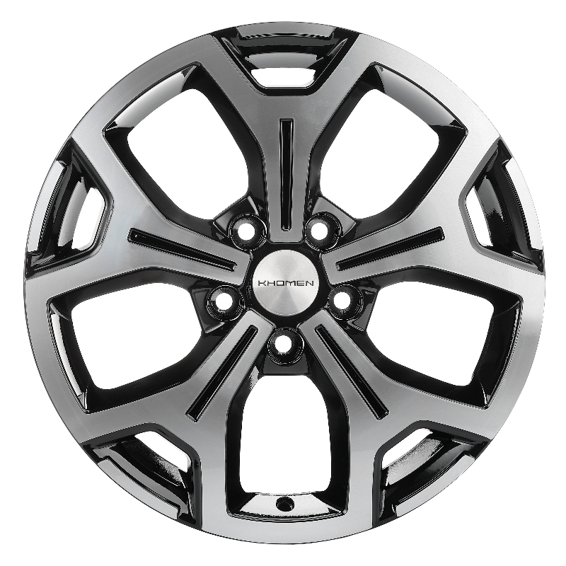 Диски KHOMEN KHW1710_(Haval_Jolion) 6,5xR17 5x114,3 66,6 37 BLACK-FP