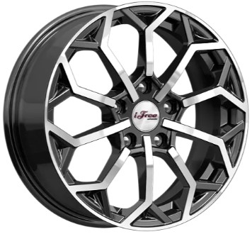 Диски IFREE СПЕЙС_НИДЛ 6,5xR16 5x112 66,6 38 Блэк-Джек