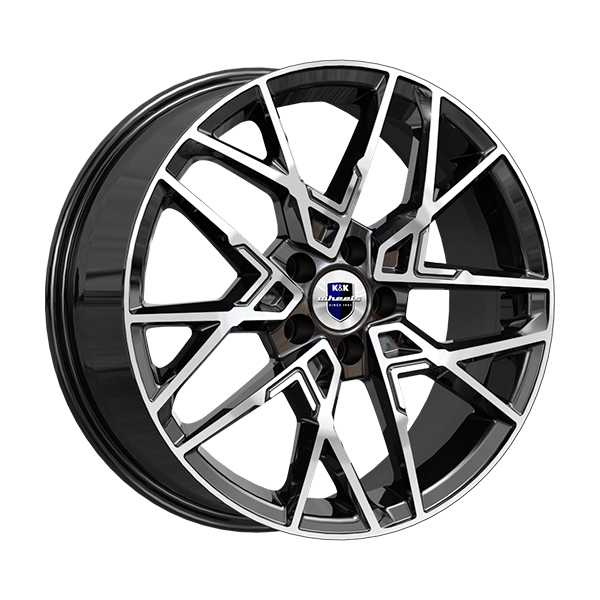 Диски КиК КиК ВУДРОФ 7,0xR18 5x108 60,1 33 алмаз_черный