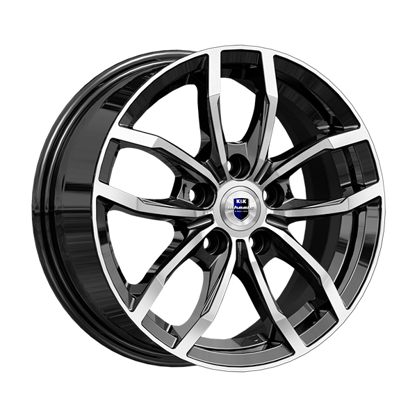 Диски КиК КиК ФРОСТ 6,5xR15 5x100 57,1 38 алмаз_черный