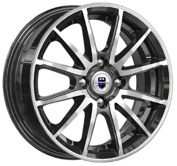 Диски КиК КиК КВАНТ 5,5xR14 4x100 56,6 40 алмаз_черный