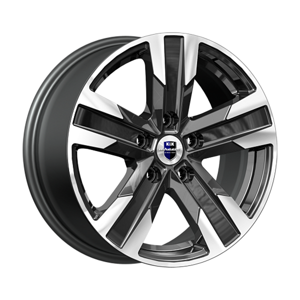 Диски КиК КиК ВИСМУТ 7,0xR16 5x114,3 66,1 45 алмаз_черный
