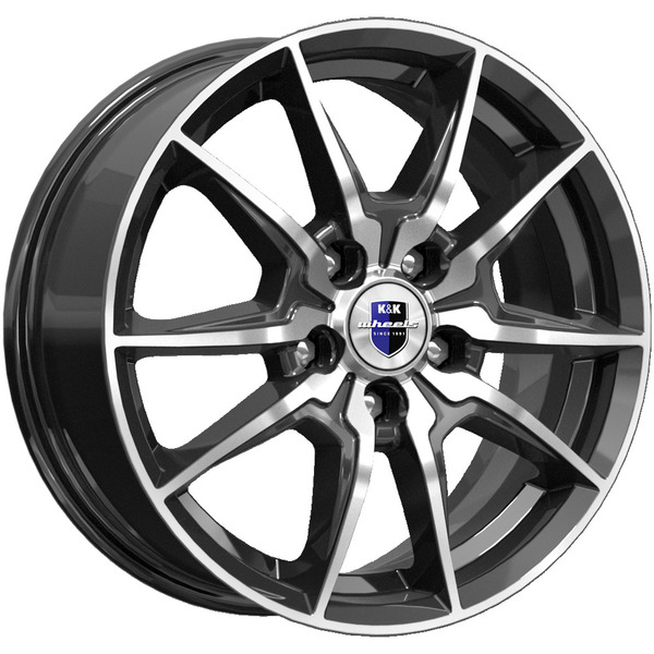 Диски КиК КиК АДАМАР 6,5xR16 5x112 66,6 38 алмаз_черный