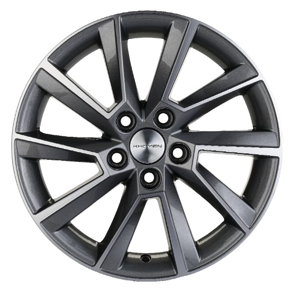Диски KHOMEN KHW1507_(15_Polo) 6,0xR15 5x100 57,1 40 GRAY-FP