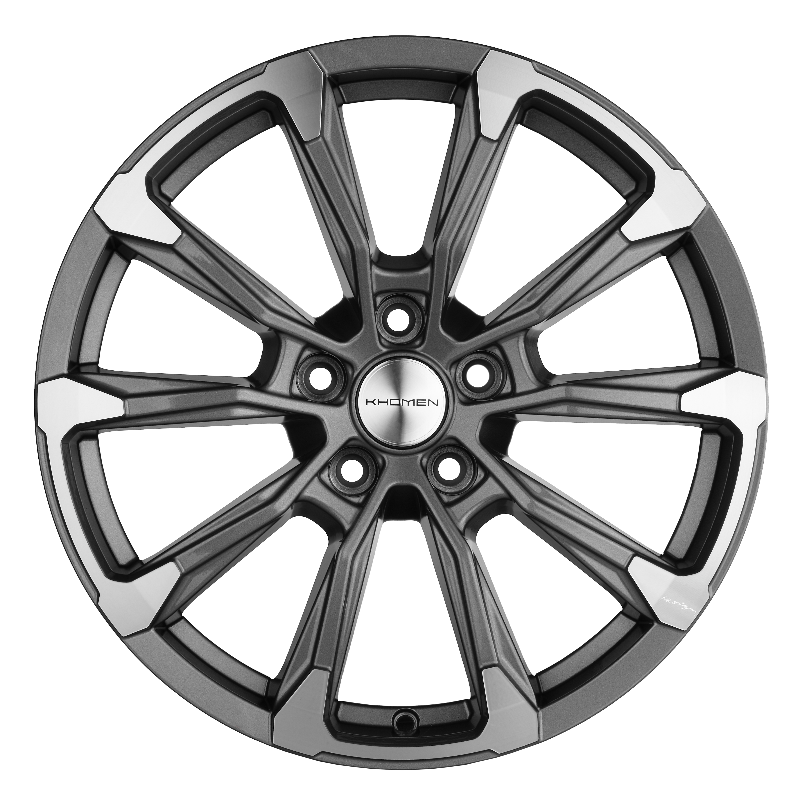 Диски KHOMEN KHW1808_(Tiggo_8_Pro) 7,5xR18 5x108 60,1 47 GRAY-FP
