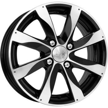 Диски КиК КиК Джемини 6,0x15 4x100 67,1 45 алмаз черный
