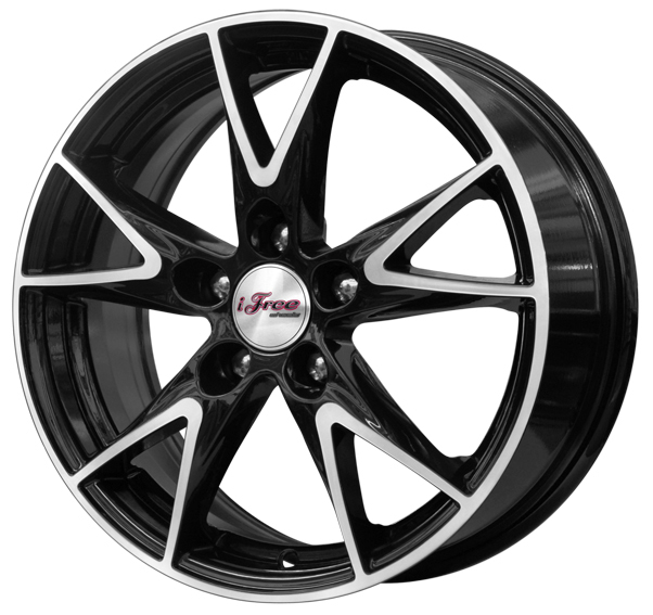 Диски IFREE Нирвана 6,5xR15 5x114,3 66,1 40 Блэк-Джек