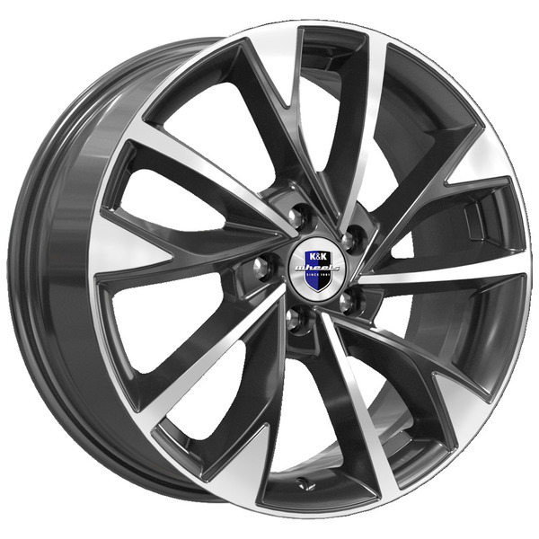 Диски КиК КиК РОКВУД 7,0xR17 5x108 63,4 45 алмаз_черный